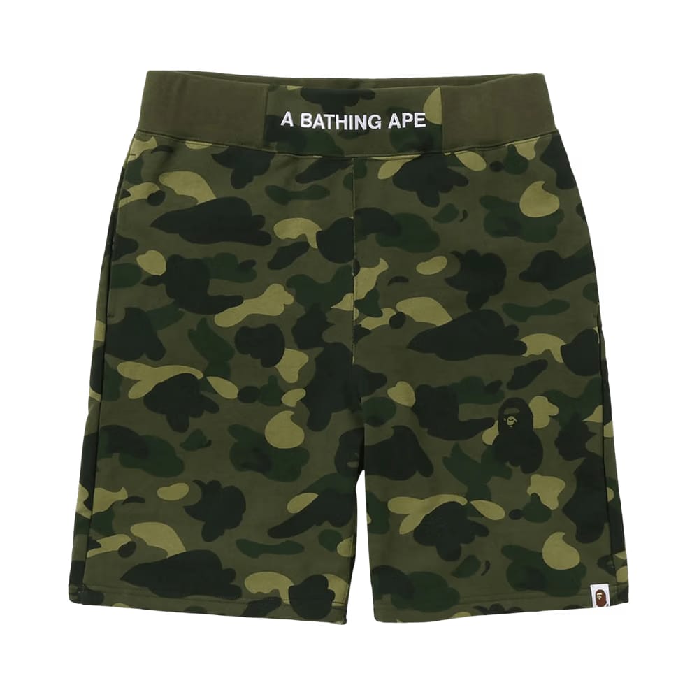 BAPE Color Camo Sweatshorts Green