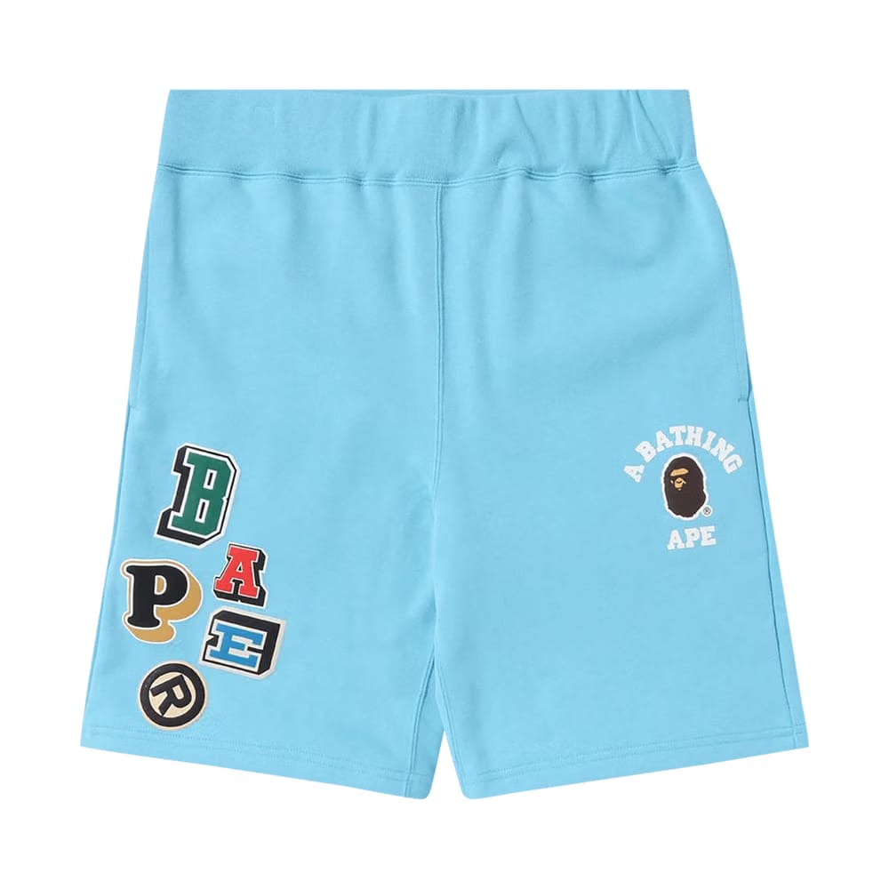BAPE Multi Fonts Sweatshorts Sax