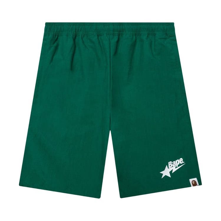BAPE Sta Logo Beach Shorts Green