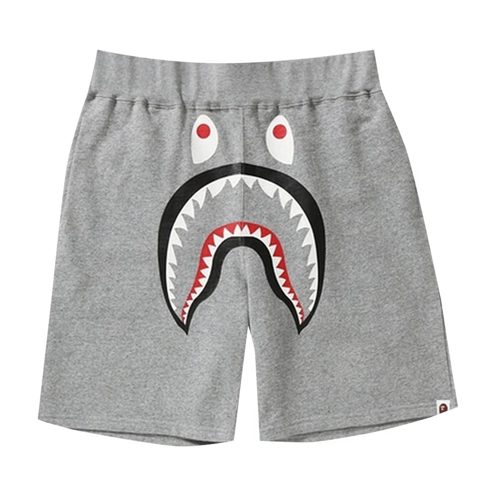 BAPE Shark Sweatshorts Grey