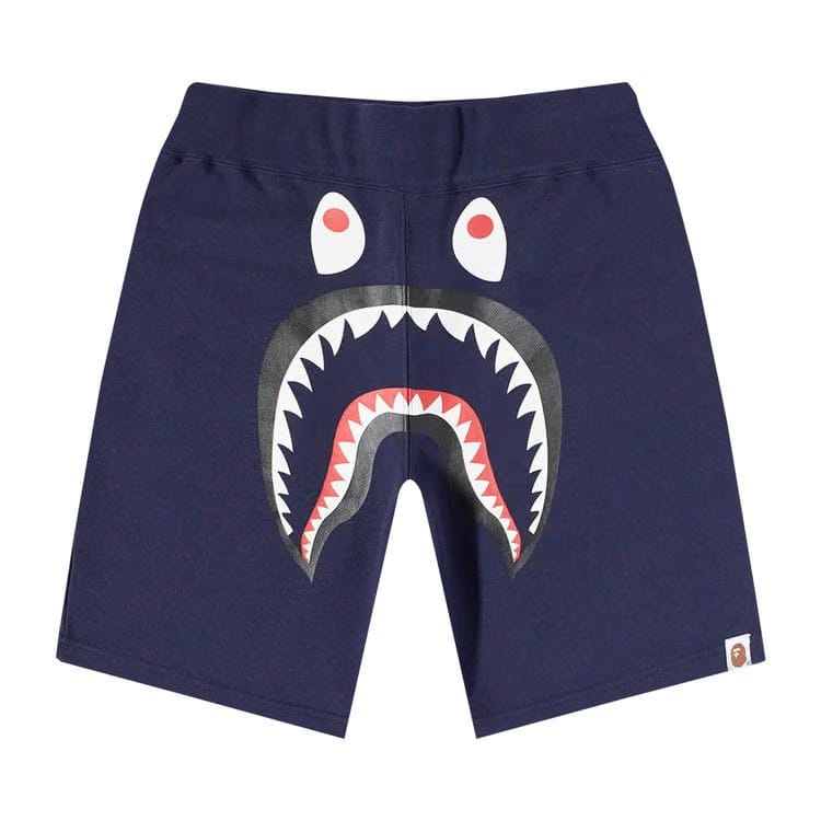 BAPE Shark Sweatshorts Navy