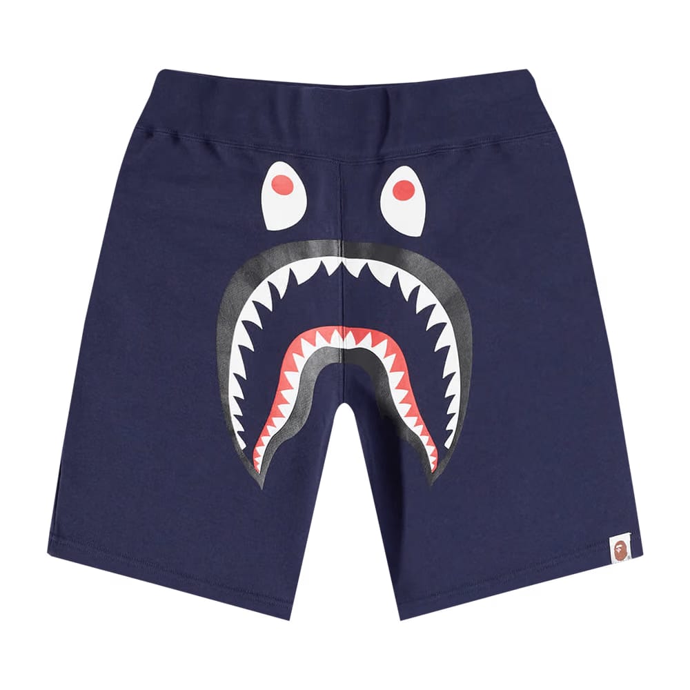 BAPE Shark Sweatshorts Navy