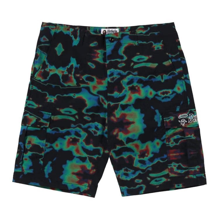 BAPE Thermography Cargo Shorts Multicolor