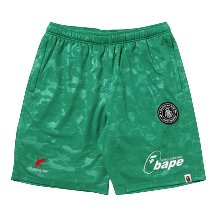 BAPE Soccer Game Shorts Green