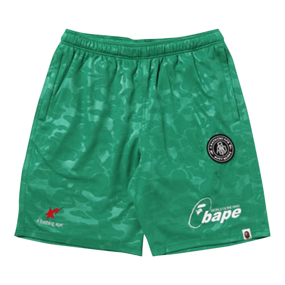 BAPE Soccer Game Shorts Green