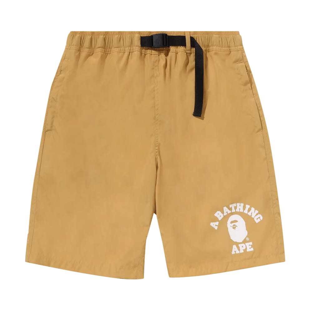 BAPE College Beach Shorts Yellow