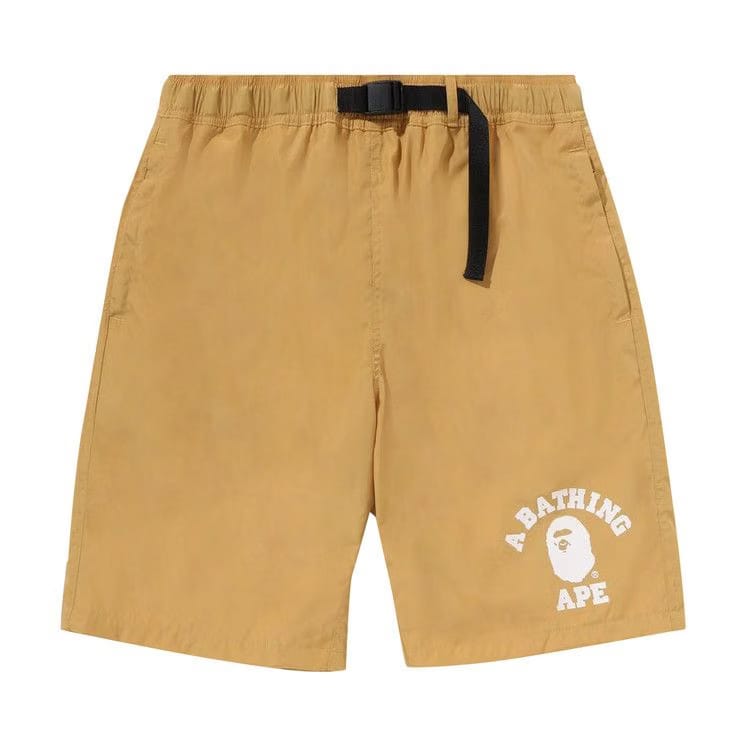 BAPE College Beach Shorts Yellow
