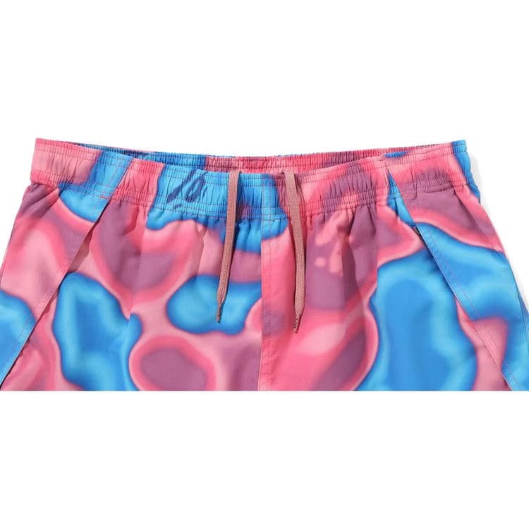 BAPE Liquid Camo One Point Beach Shorts Pink