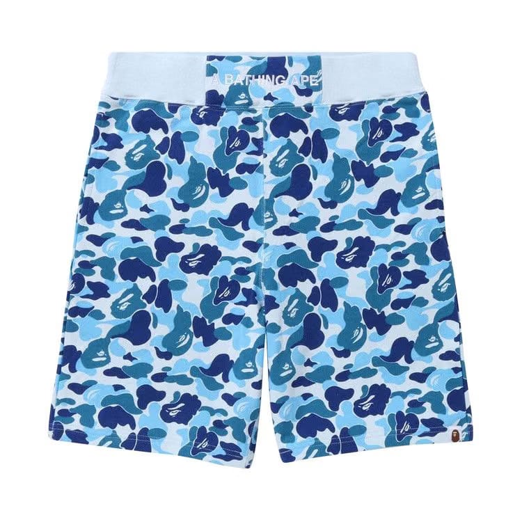 BAPE ABC Camo Sweatshorts Blue