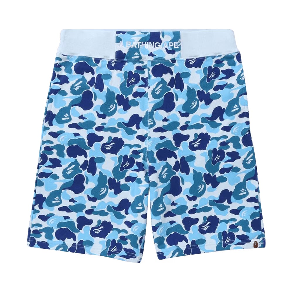 BAPE ABC Camo Sweatshorts Blue