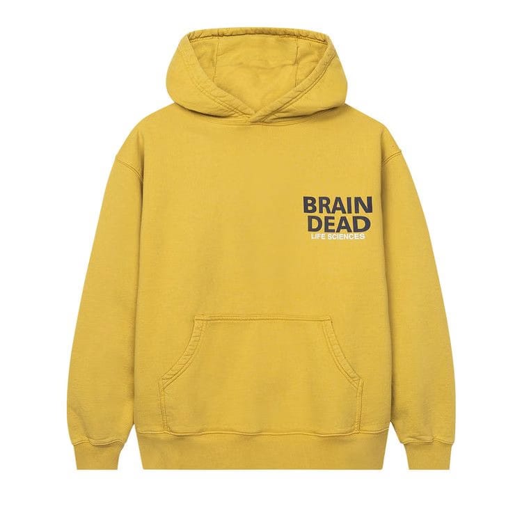 Brain Dead Break Through Hoodie Yellow