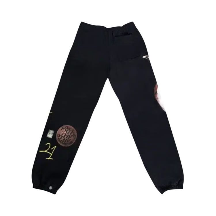 Cactus Jack by Travis Scott Official Astrofest Sweatpants Black