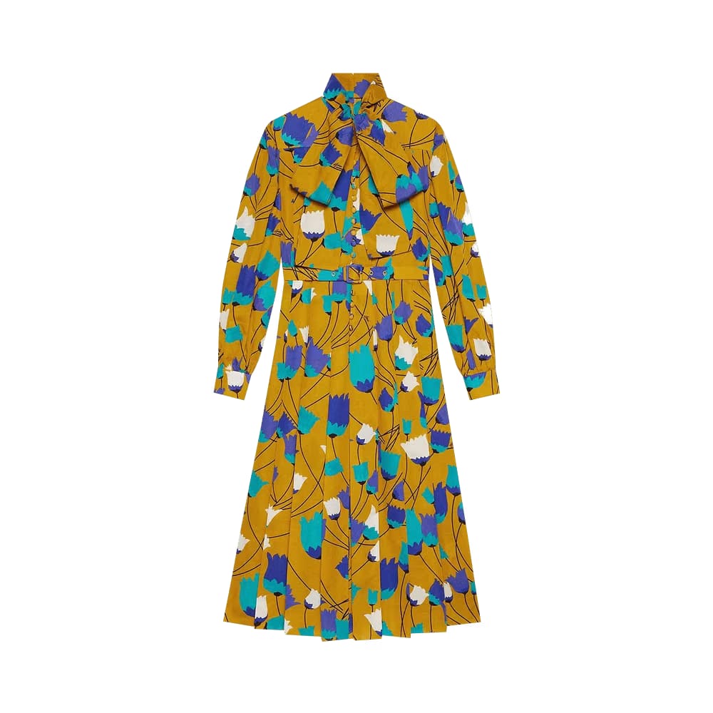 Gucci Maxi Dress Mustard