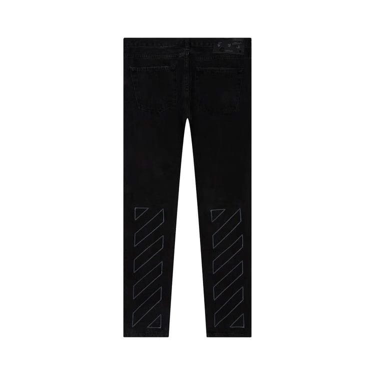 Off-White Diag Slim Jeans Faded Black/Castlerock