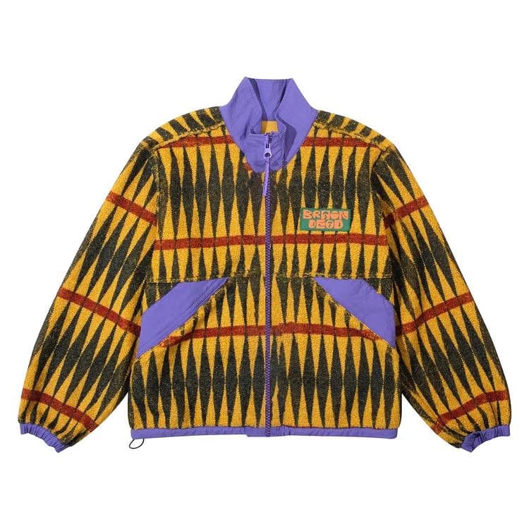 Brain Dead Configuration Sherpa Jacket Mustard