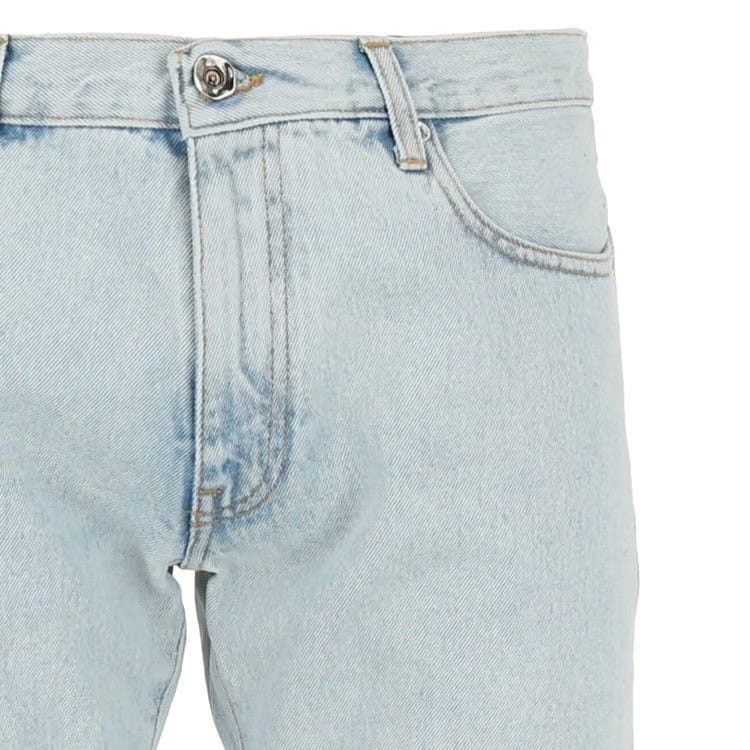 Off-White Diag Tab Slim Jeans Bleach Blue
