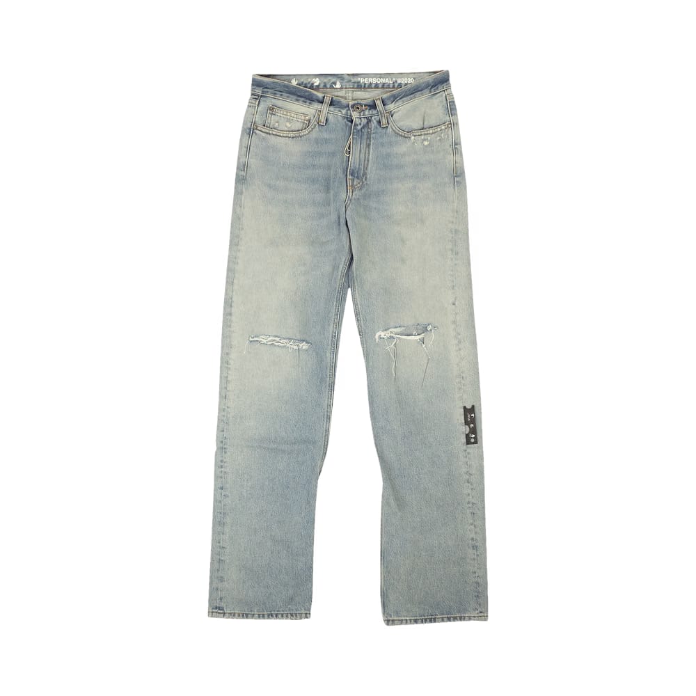 Off-White Diag Broken Jeans Blue