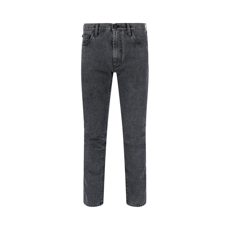 Off-White Diag Pocket Slim Jeans Grey/Black