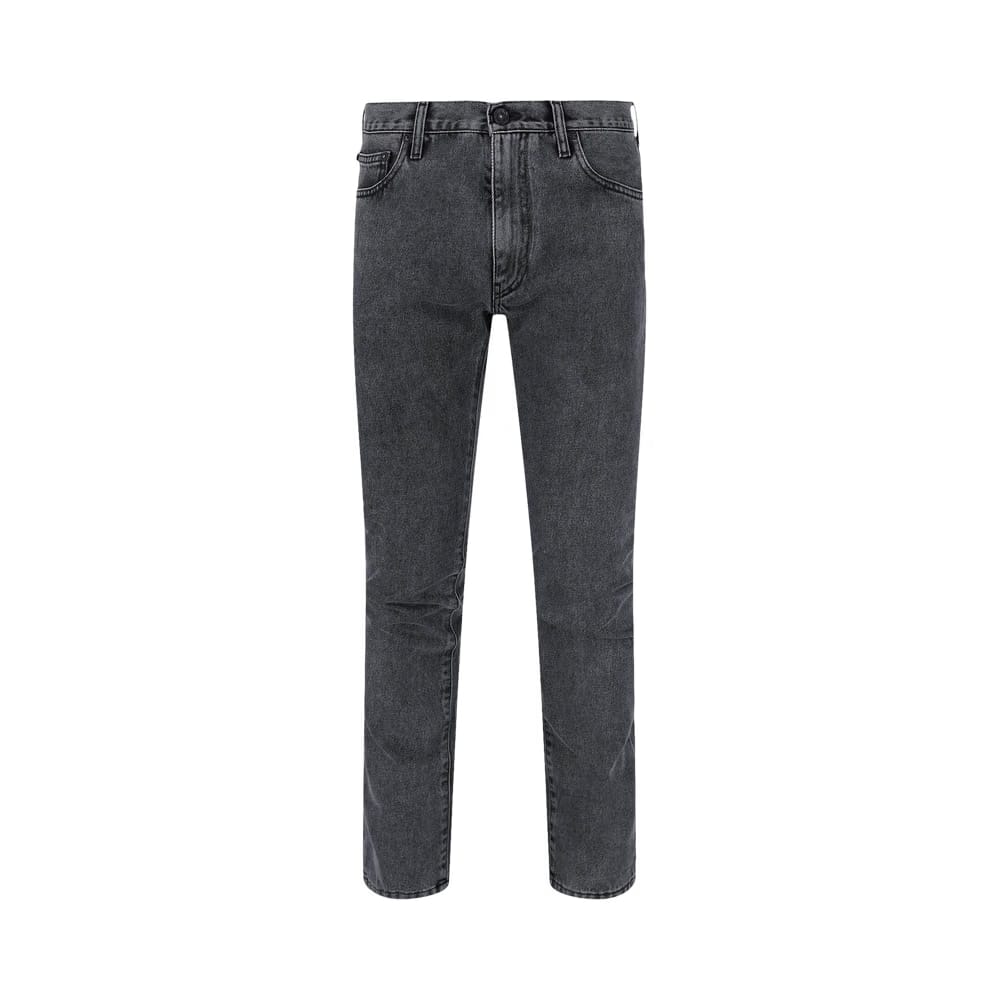 Off-White Diag Pocket Slim Jeans Grey/Black
