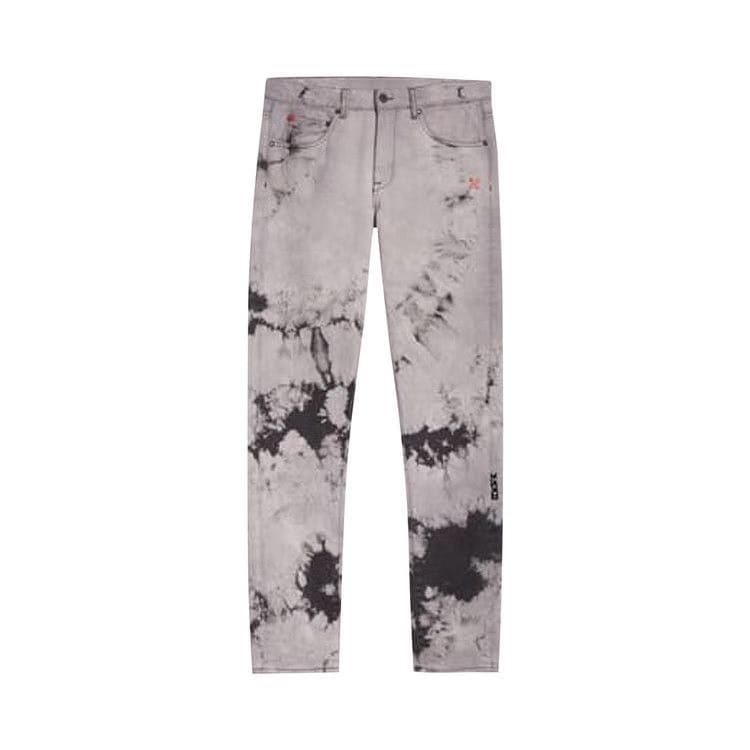 Off-White Tie Dye Slim Jeans Black