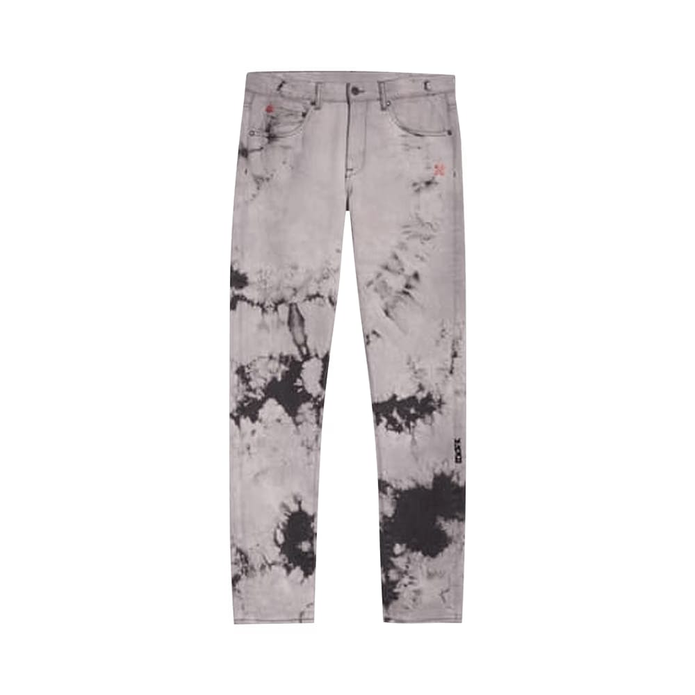 Off-White Tie Dye Slim Jeans Black