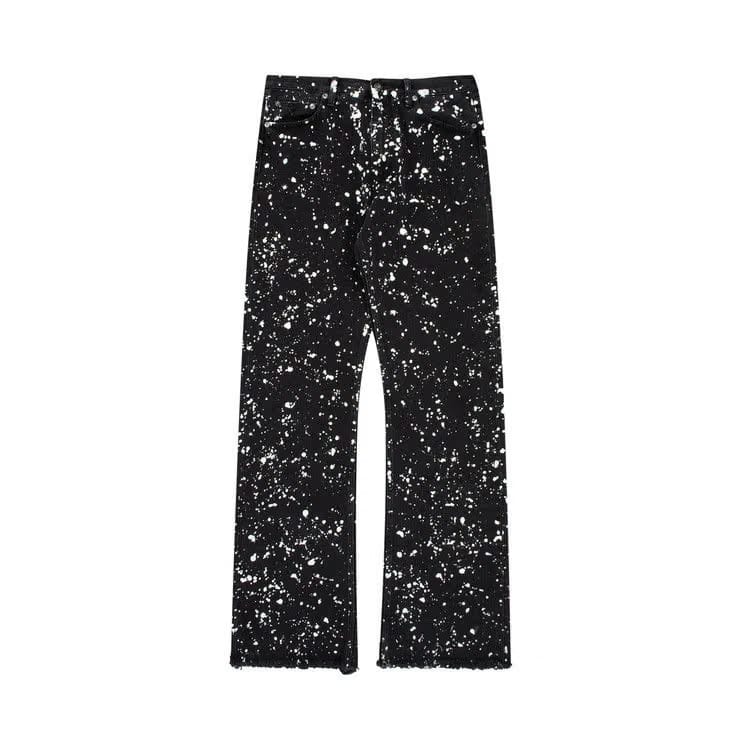 Off-White Paint Relax Slim Jeans Black