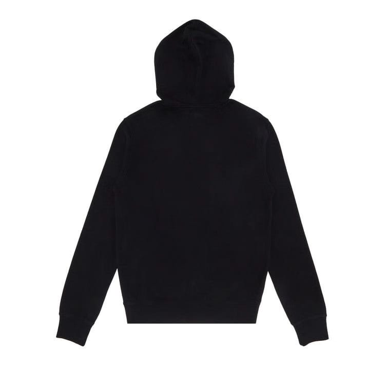 Lanvin Curb Embroidered Hoodie Black