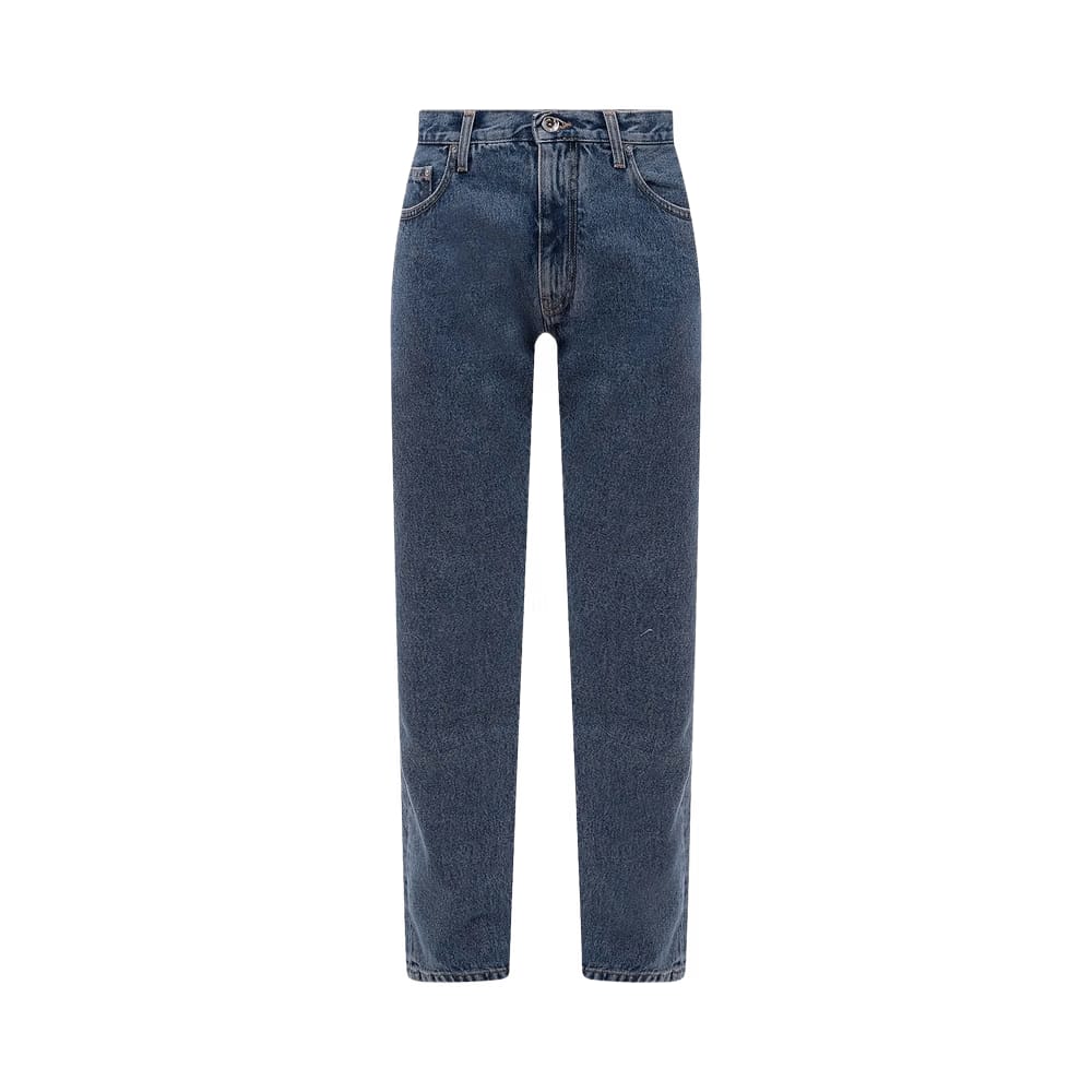 Off-White Single Arrow Slim Fit Jeans Medium Blue