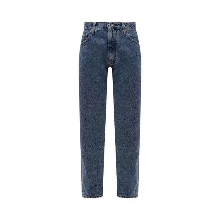 Off-White Single Arrow Slim Fit Jeans Medium Blue