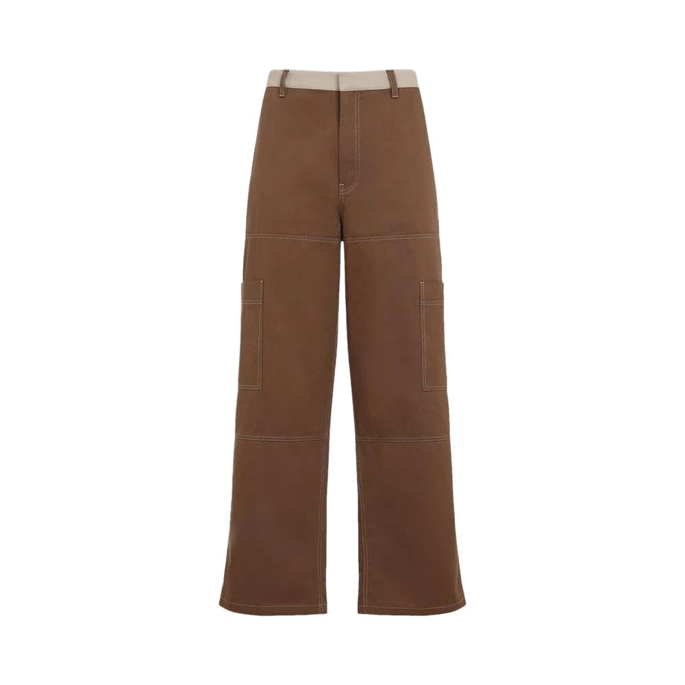 Off-White Straight Cargo Pants Bison/Cream