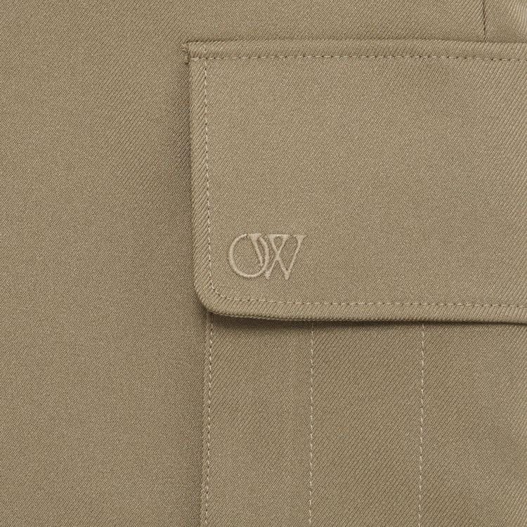 Off-White Emblem Drill Cargo Pant Beige/Beige