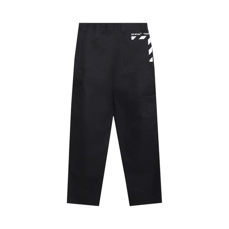 Off-White Diag Pocket Carpenter Pant Black