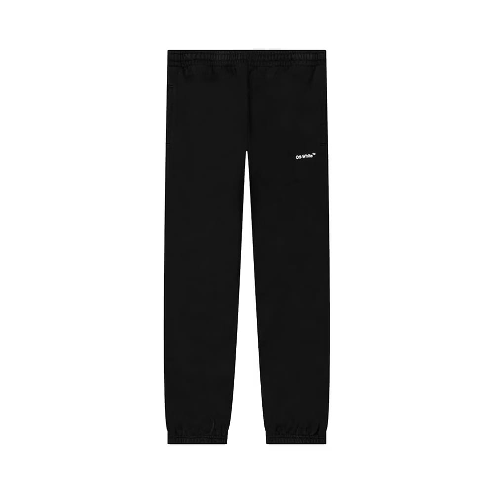 Off-White Wave Diag Slim Sweatpant Black/White