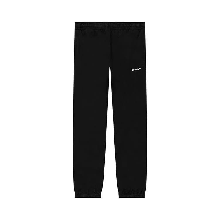 Off-White Wave Diag Slim Sweatpant Black/White