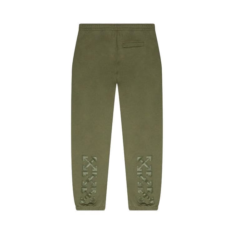 Off-White Rubber Arrow Slim Sweatpant Green/Green