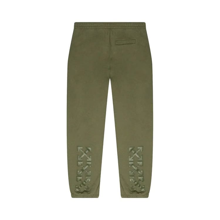 Off-White Chain Arrow Slim Sweatpants Duck Green/White