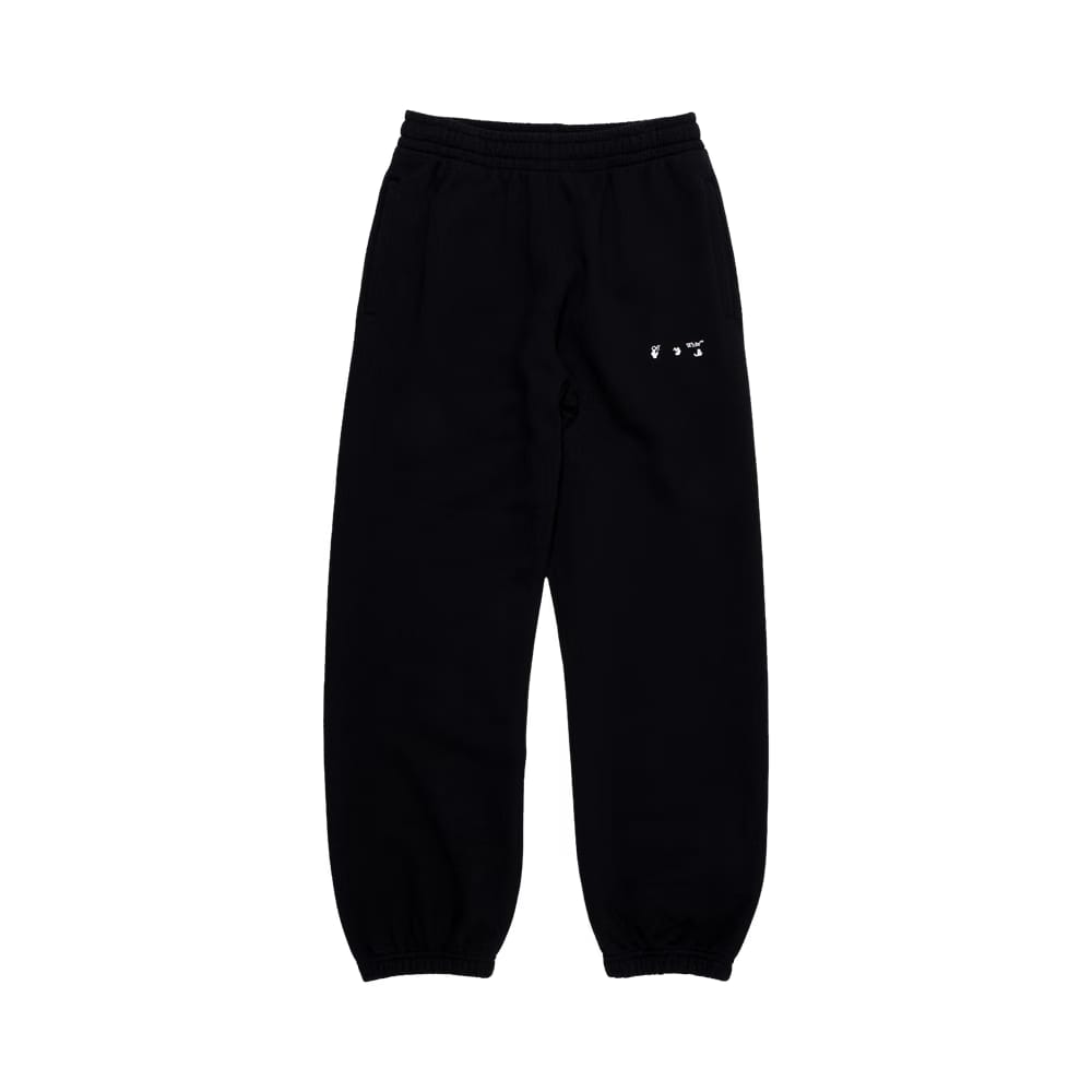 Off-White Sprayed Caravaggio Slim Sweatpants Black/White