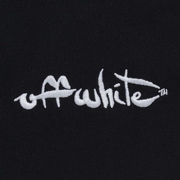 Off-White Script Logo Slim Cuff Sweatpants Black/White