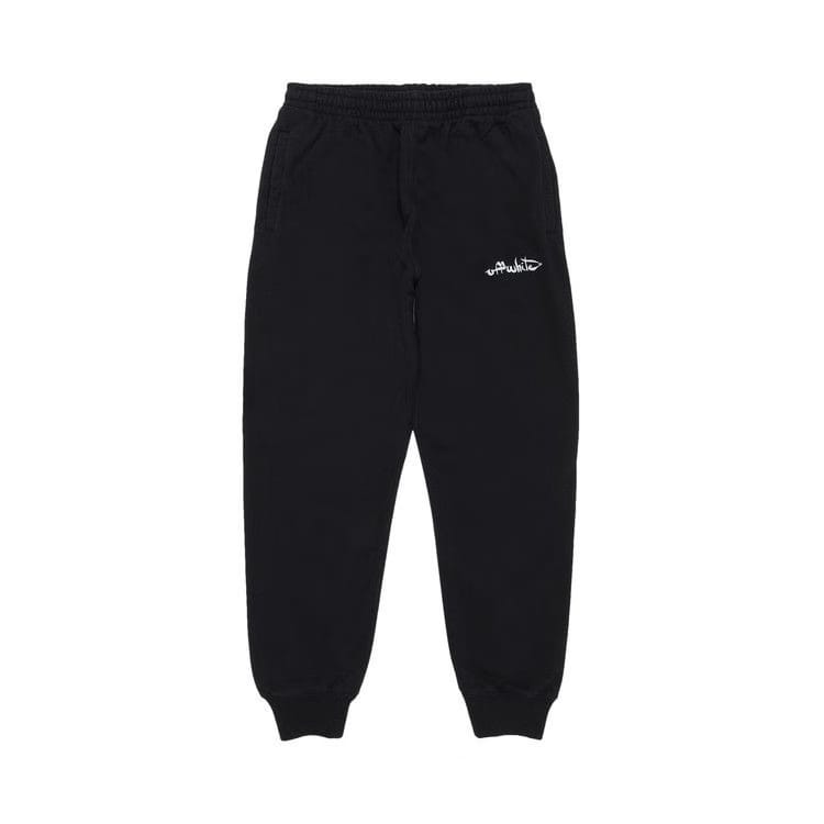 Off-White Script Logo Slim Cuff Sweatpants Black/White