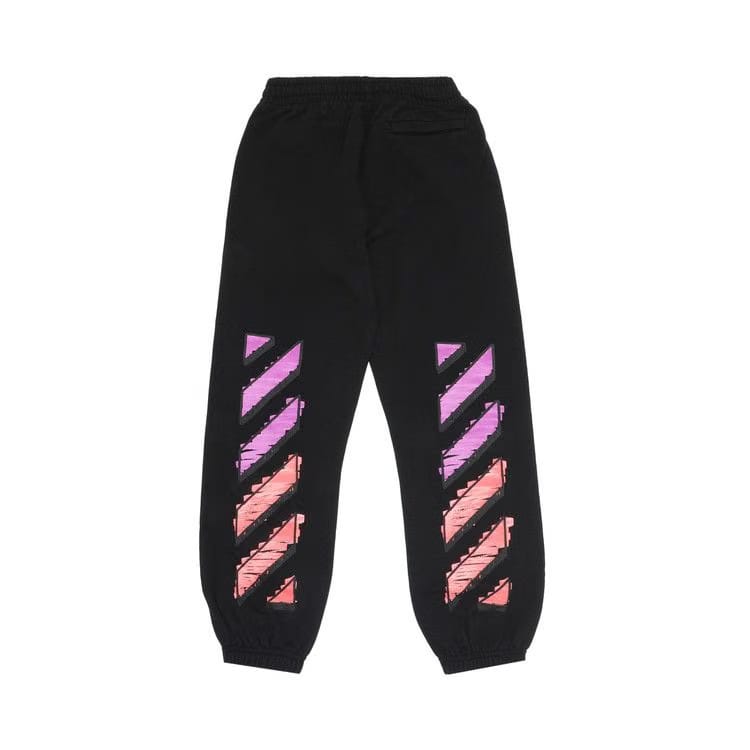 Off-White Marker Sweatpant Black/Fuchsia
