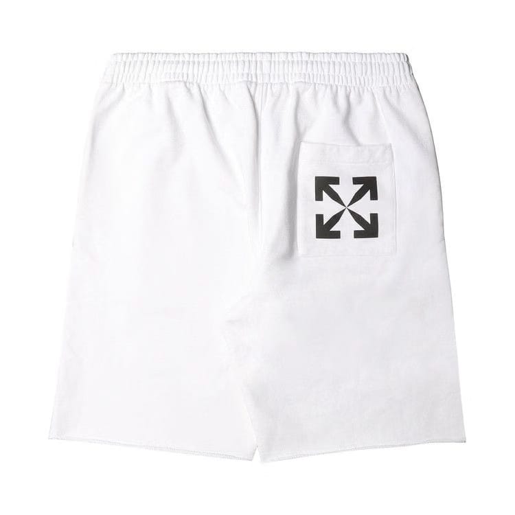 Off-White Single Arrow Pocket Sweatshort White/Black