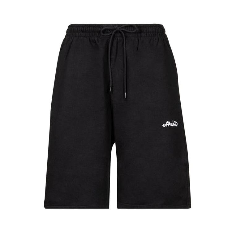 Off-White Paint Script Skate Sweatshort Black