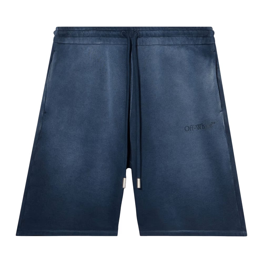 Off-White Laundry Diagonal Skate Sweatshorts Vintage Dark Sapphire