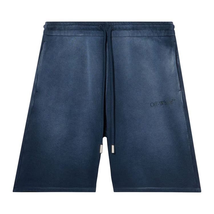 Off-White Laundry Diagonal Skate Sweatshorts Vintage Dark Sapphire