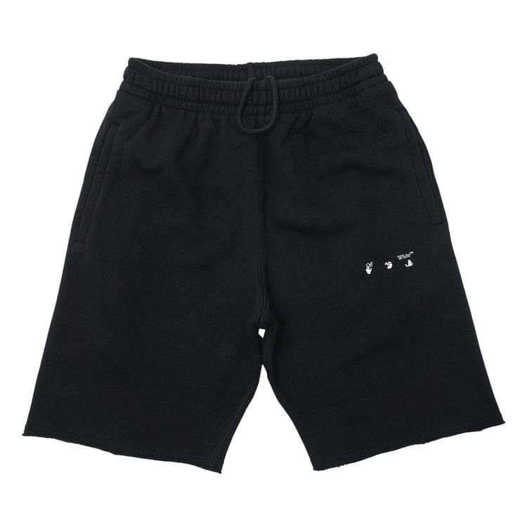 Off-White Sprayed Caravaggio Sweatshort Black/White