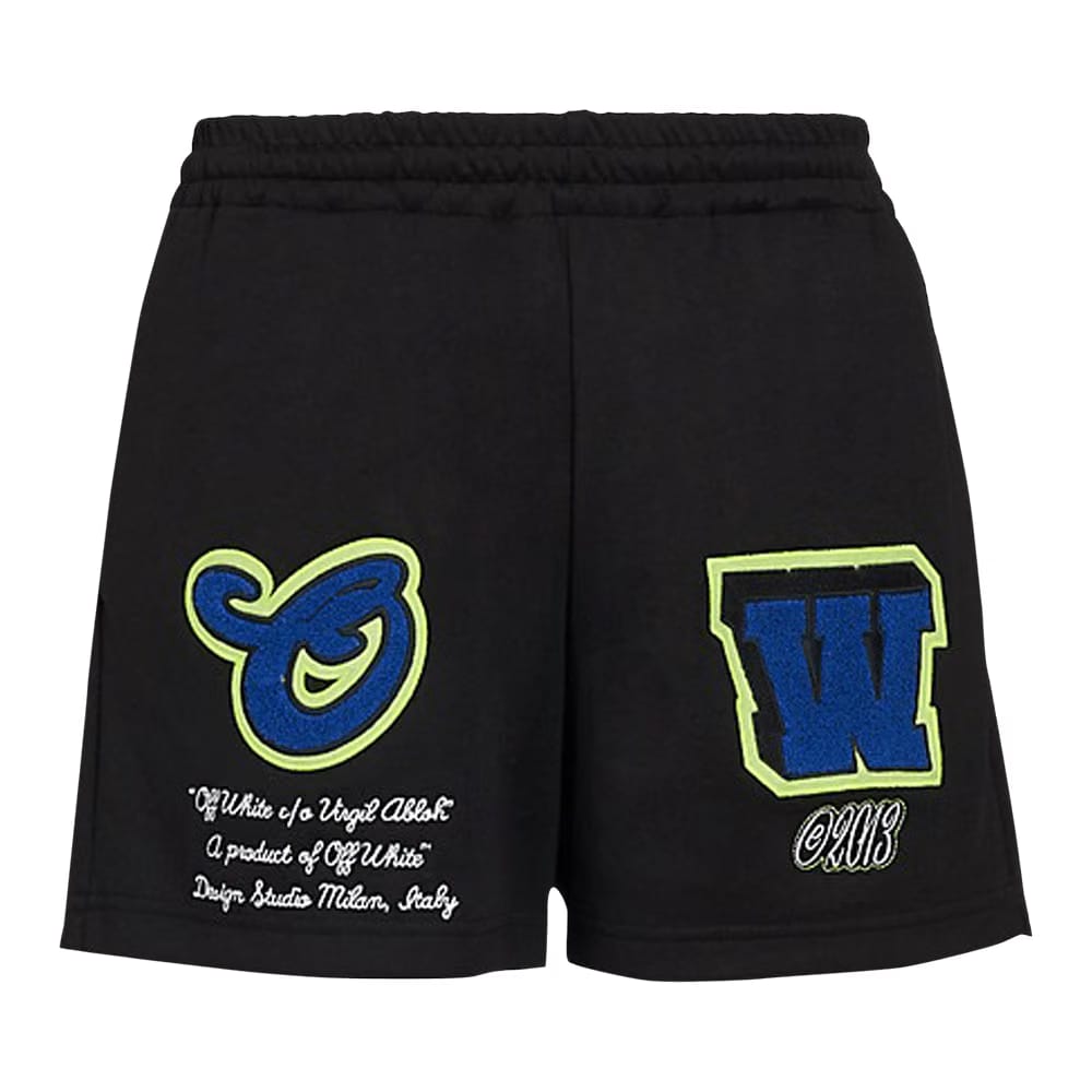 Off-White Vars Hamer Skinny Trackshorts Black/Blue