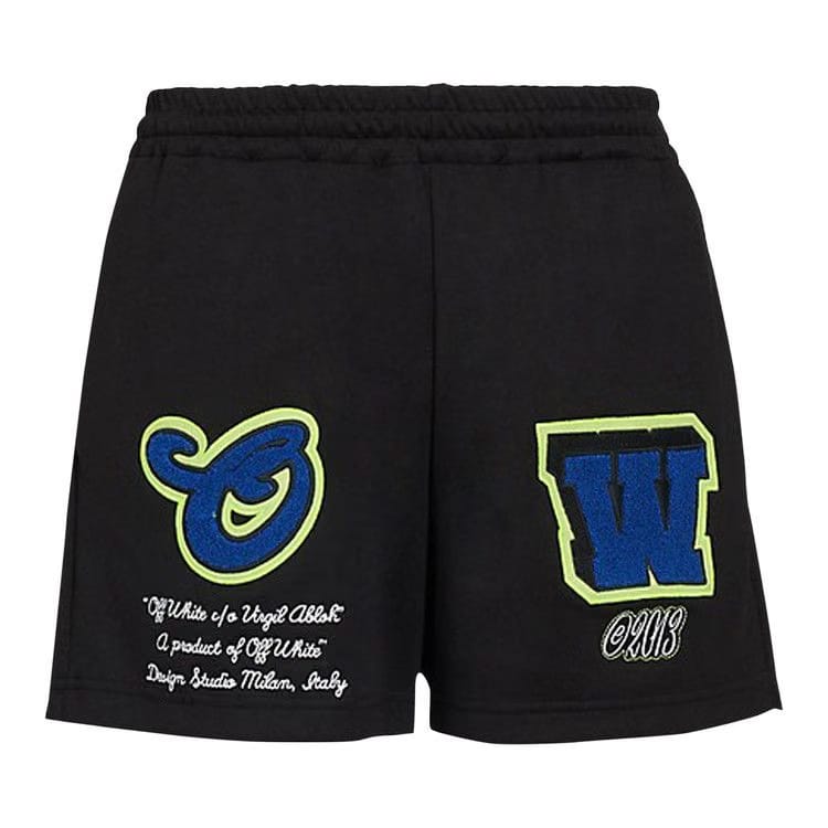 Off-White Vars Hamer Skinny Trackshorts Black/Blue