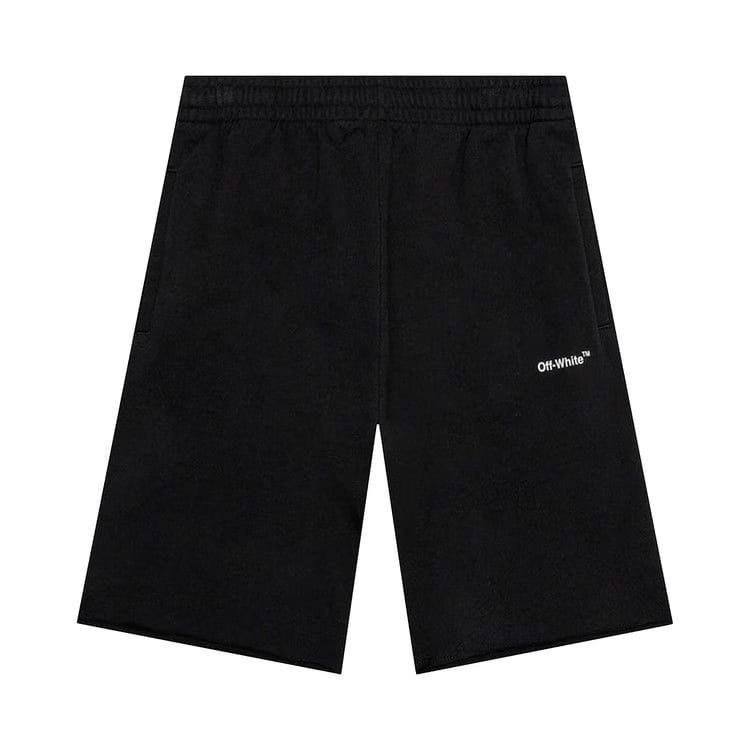 Off-White Wave Diag Sweatshorts Black/White