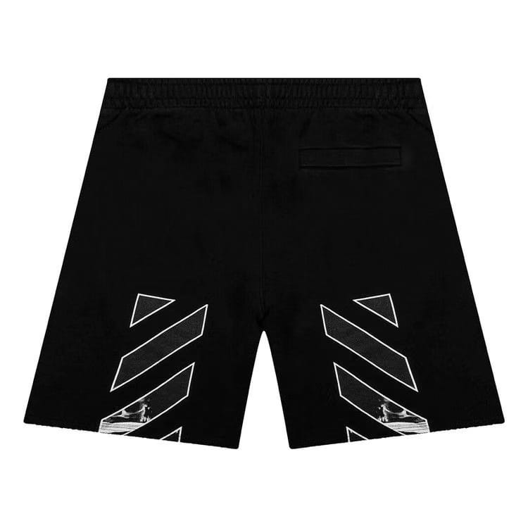 Off-White Caravag Arrow Sweatshort Black
