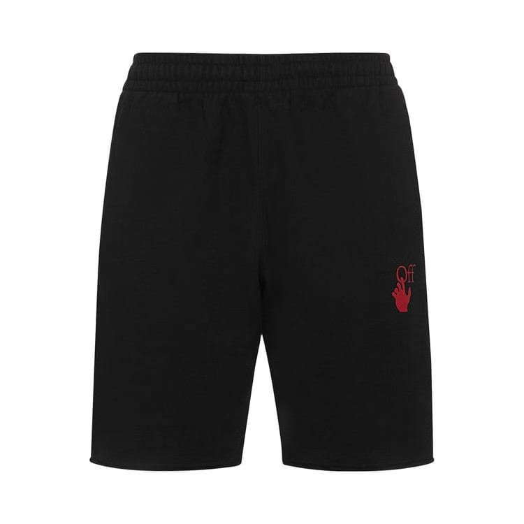 Off-White Starred Arrow Sweatshorts Black/Red
